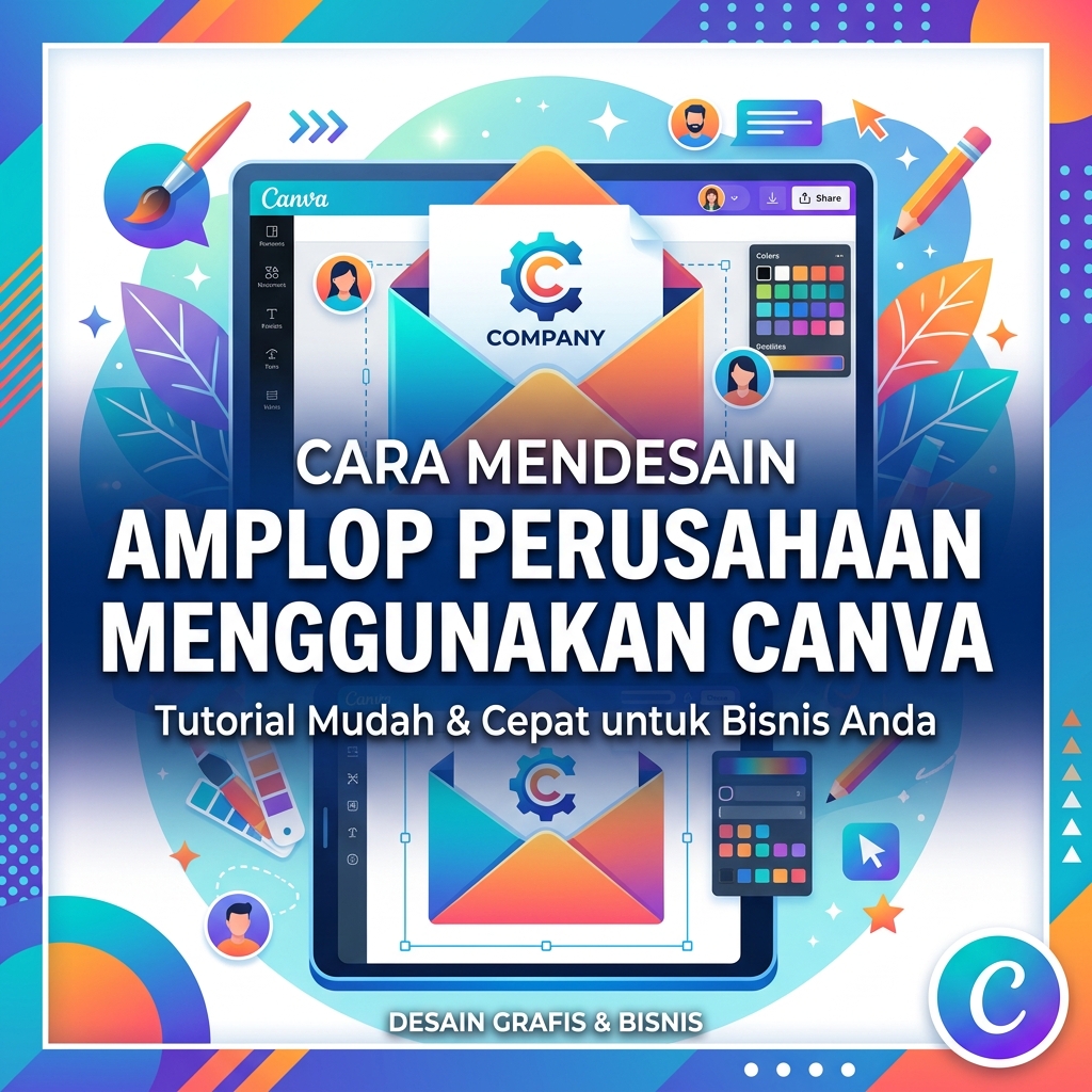 Cara Mendesain Amplop Perusahaan Menggunakan Canva